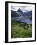 Hidden Lake, with Mount Reynolds Behind, Glacier National Park, High Rocky Mountains, Montana, USA-Renner Geoff-Framed Photographic Print