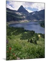 Hidden Lake, with Mount Reynolds Behind, Glacier National Park, High Rocky Mountains, Montana, USA-Renner Geoff-Mounted Photographic Print