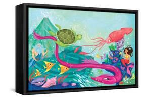 Hidden Ocean Treasures - Jack & Jill-Elisa Chavarri-Framed Stretched Canvas