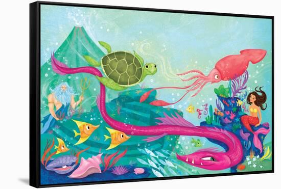 Hidden Ocean Treasures - Jack & Jill-Elisa Chavarri-Framed Stretched Canvas