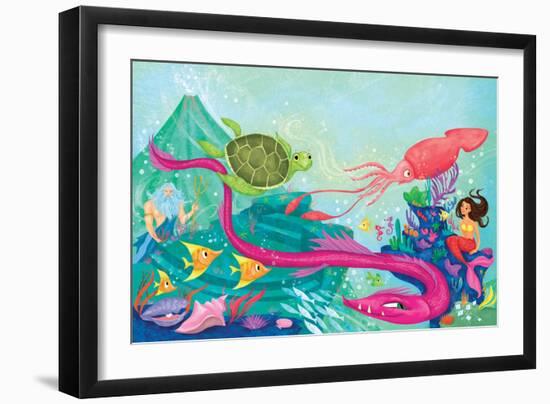 Hidden Ocean Treasures - Jack & Jill-Elisa Chavarri-Framed Premium Giclee Print