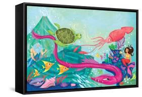Hidden Ocean Treasures - Jack & Jill-Elisa Chavarri-Framed Stretched Canvas