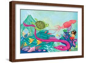 Hidden Ocean Treasures - Jack & Jill-Elisa Chavarri-Framed Giclee Print