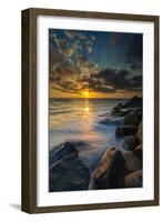 Hidden Stairs to the Beach in Carlsbad, Ca-Andrew Shoemaker-Framed Photographic Print