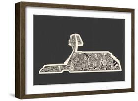 Hidden Technology inside the Sphinx-RYGER-Framed Art Print