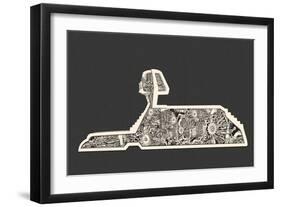 Hidden Technology inside the Sphinx-RYGER-Framed Art Print