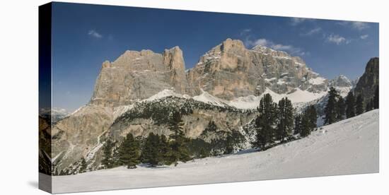 Hidden Valley Ski Area, Lagazuoi, UNESCO World Heritage Site, Dolomites, South Tyrol, Italy, Europe-Mark Doherty-Stretched Canvas