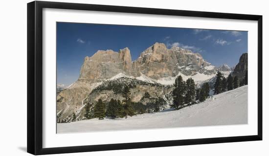 Hidden Valley Ski Area, Lagazuoi, UNESCO World Heritage Site, Dolomites, South Tyrol, Italy, Europe-Mark Doherty-Framed Photographic Print