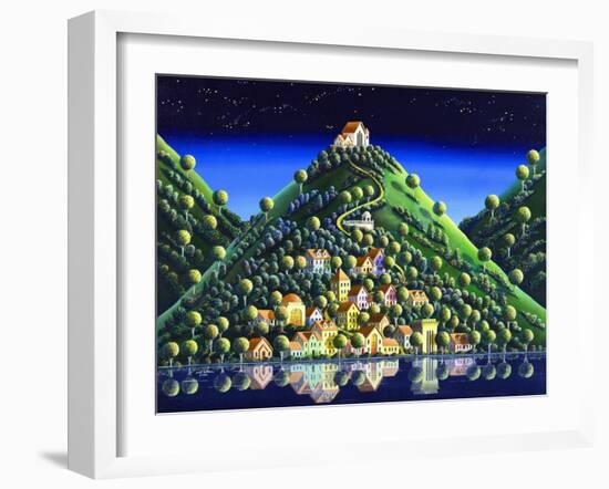 Hidden Village 21-Andy Russell-Framed Art Print