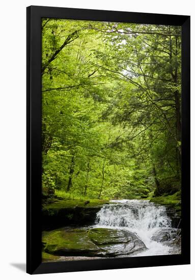 Hidden Waterfall Photo Print Poster-null-Framed Poster