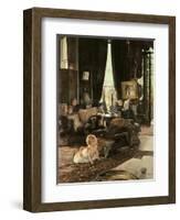 Hide and Seek, circa 1880-82-James Tissot-Framed Giclee Print