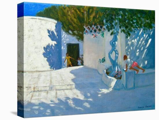 Hide and Seek, Mykonos, 2012-Andrew Macara-Stretched Canvas