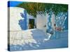 Hide and Seek, Mykonos, 2012-Andrew Macara-Stretched Canvas