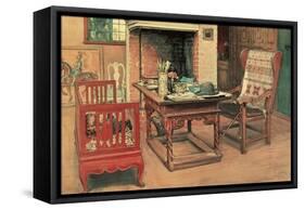 Hide and Seek-Carl Larsson-Framed Stretched Canvas