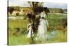 Hide and Seek-Berthe Morisot-Stretched Canvas