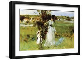 Hide and Seek-Berthe Morisot-Framed Art Print