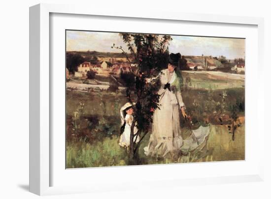 Hide-And-Seek-Berthe Morisot-Framed Art Print