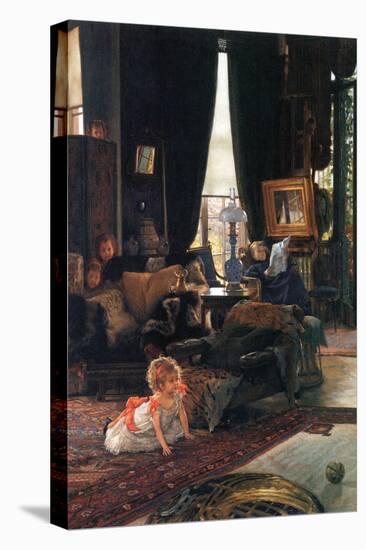 Hide-And-Seek-James Tissot-Stretched Canvas