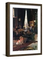 Hide-And-Seek-James Tissot-Framed Art Print