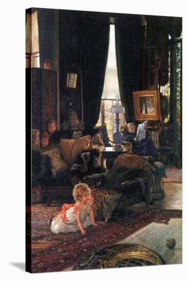 Hide-And-Seek-James Tissot-Stretched Canvas