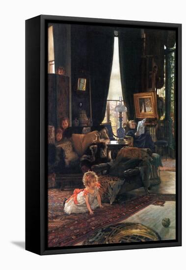 Hide-And-Seek-James Tissot-Framed Stretched Canvas