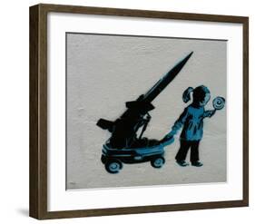 Hide-Banksy-Framed Giclee Print