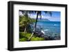 Hideaways Beach and the Na Pali Coast, Island of Kauai, Hawaii, USA-Russ Bishop-Framed Photographic Print