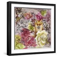 Hiding Fox-Gigi Begin-Framed Giclee Print