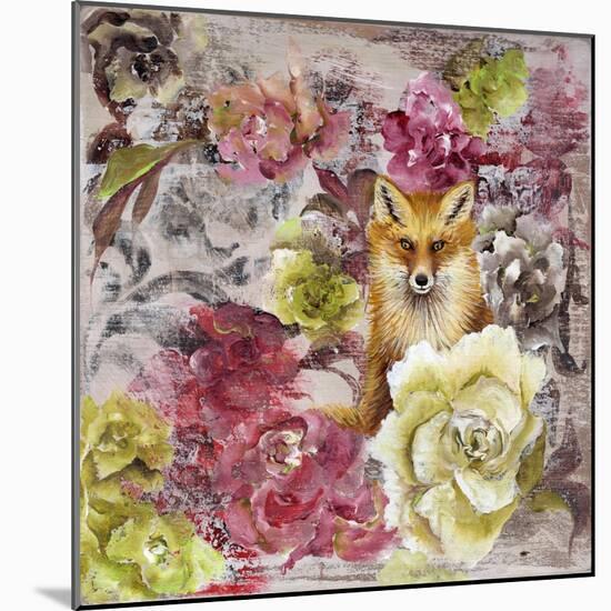 Hiding Fox-Gigi Begin-Mounted Giclee Print