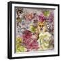 Hiding Fox-Gigi Begin-Framed Premium Giclee Print