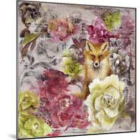 Hiding Fox-Gigi Begin-Mounted Premium Giclee Print