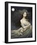 Hiding from the Moon-Sasha-Framed Giclee Print