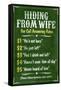 Hiding From Wife Bar Phone Fees Poster-null-Framed Stretched Canvas