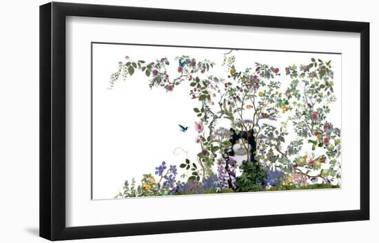 Hiding In The Garden-Nancy Tillman-Framed Premium Giclee Print