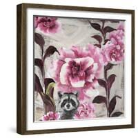 Hiding Racoon-Gigi Begin-Framed Giclee Print