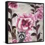 Hiding Racoon-Gigi Begin-Framed Stretched Canvas