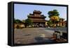 Hien Lam Pavilion, Forbidden City in Heart of Imperial City-Nathalie Cuvelier-Framed Stretched Canvas