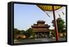 Hien Lam Pavilion, Forbidden City in Heart of Imperial City-Nathalie Cuvelier-Framed Stretched Canvas