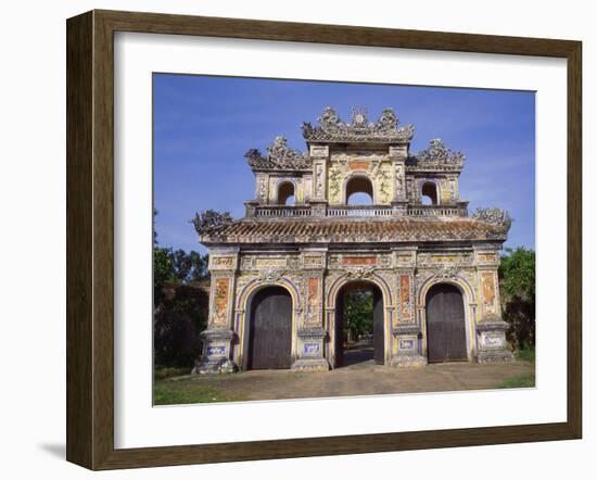 Hien Nhan Gate, Hue, Vietnam-Tim Hall-Framed Photographic Print
