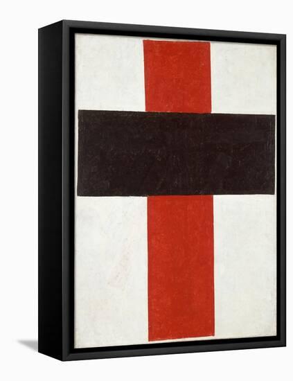 Hieratic Suprematist Cross Par Malevich, Kasimir Severinovich (1878-1935), 1920-1921 - Oil on Canva-Kazimir Severinovich Malevich-Framed Stretched Canvas