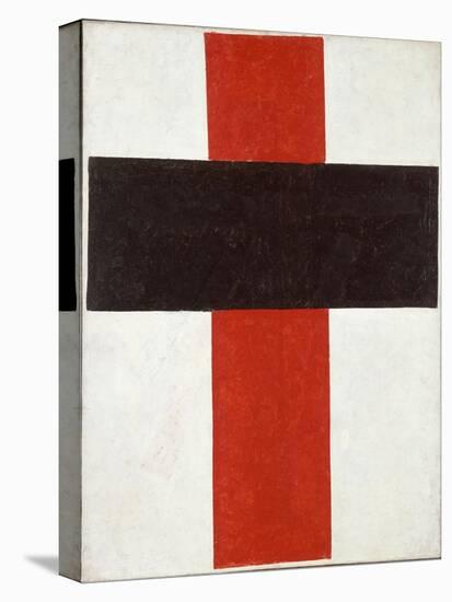 Hieratic Suprematist Cross Par Malevich, Kasimir Severinovich (1878-1935), 1920-1921 - Oil on Canva-Kazimir Severinovich Malevich-Stretched Canvas