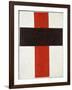 Hieratic Suprematist Cross Par Malevich, Kasimir Severinovich (1878-1935), 1920-1921 - Oil on Canva-Kazimir Severinovich Malevich-Framed Giclee Print