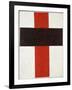 Hieratic Suprematist Cross Par Malevich, Kasimir Severinovich (1878-1935), 1920-1921 - Oil on Canva-Kazimir Severinovich Malevich-Framed Giclee Print