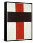 Hieratic Suprematist Cross Par Malevich, Kasimir Severinovich (1878-1935), 1920-1921 - Oil on Canva-Kazimir Severinovich Malevich-Framed Stretched Canvas