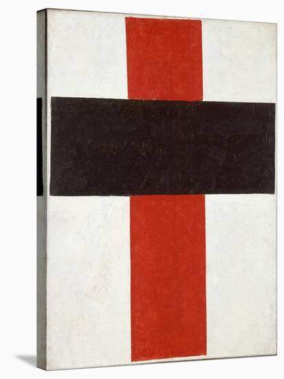 Hieratic Suprematist Cross Par Malevich, Kasimir Severinovich (1878-1935), 1920-1921 - Oil on Canva-Kazimir Severinovich Malevich-Stretched Canvas