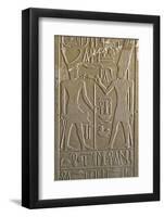 Hieroglyph Depicting Senusret I-null-Framed Photographic Print