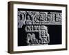 Hieroglyphic Bench, in Volcanic Tuff, Originating from Copan-null-Framed Giclee Print