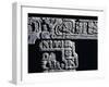 Hieroglyphic Bench, in Volcanic Tuff, Originating from Copan-null-Framed Giclee Print