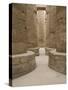 Hieroglyphic covered columns in hypostyle hall, Karnak Temple, East Bank, Luxor, Egypt-Cindy Miller Hopkins-Stretched Canvas