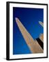 Hieroglyphic Covered Obelisk Towers over Karnak Ruins, Luxor, Egypt-Cindy Miller Hopkins-Framed Photographic Print